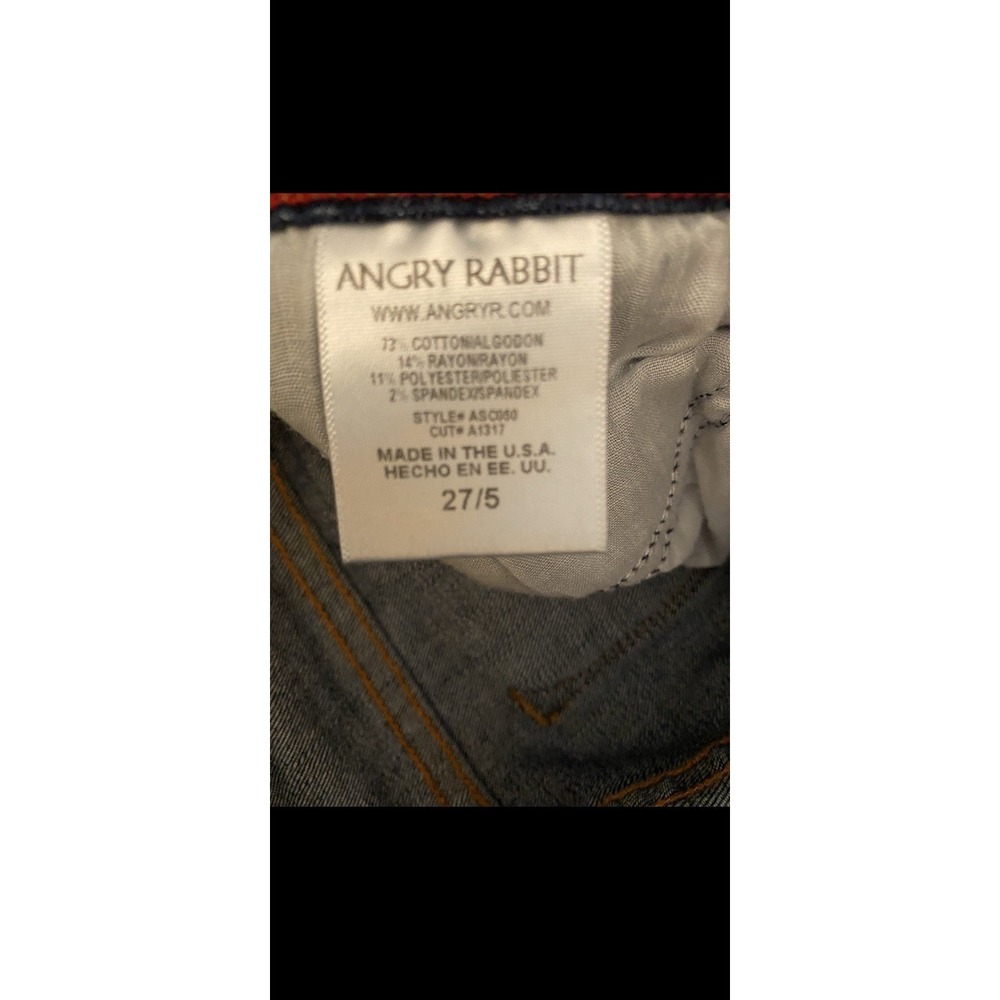 Angry Rabbit Jeans‎ Size 27/5 Distressed - Picture 5 of 5